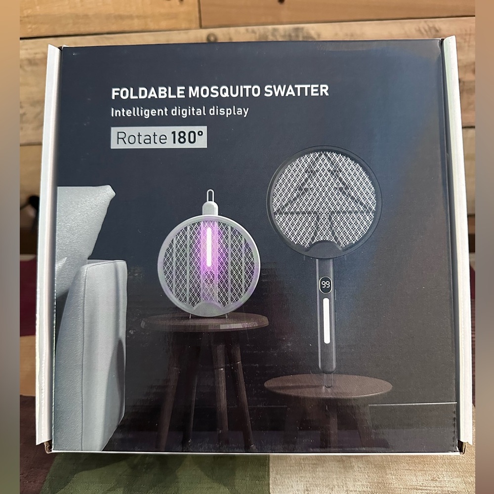 Foldable Electric Mosquito & Bug Swatter - New In Box